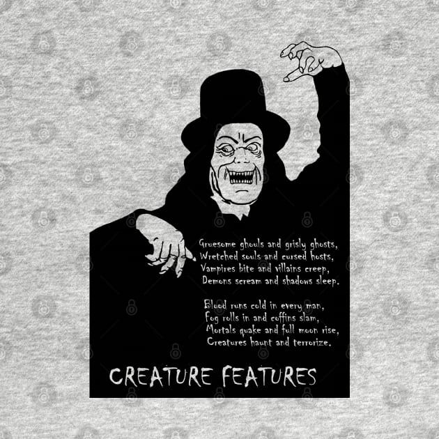 Creature Feature T-Shirt by CTBinDC